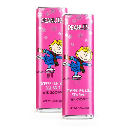 Peanuts® Holiday - Milk Toffee Pretzel Sea Salt Chocolate Bar 1.5oz