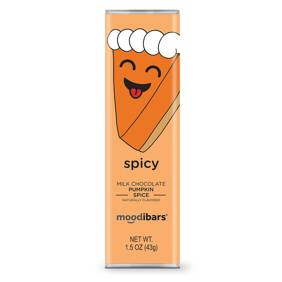 Seasonal Moodibars - spicy - Milk Chocolate Pumpkin Spice Bar 1.5oz