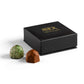 Dubai Style - Milk Chocolate Pistachio Creme Truffles in a Deco Box 4pc