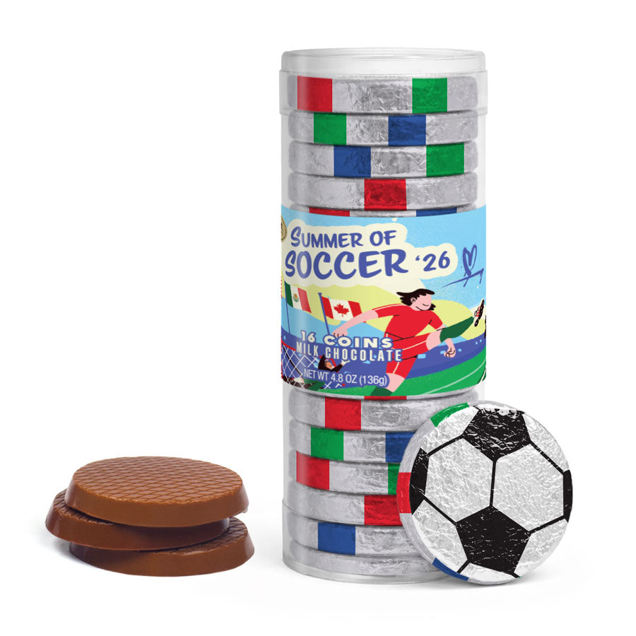 Summer of Soccer '26 - Milk Chocolate Medallions 16pc