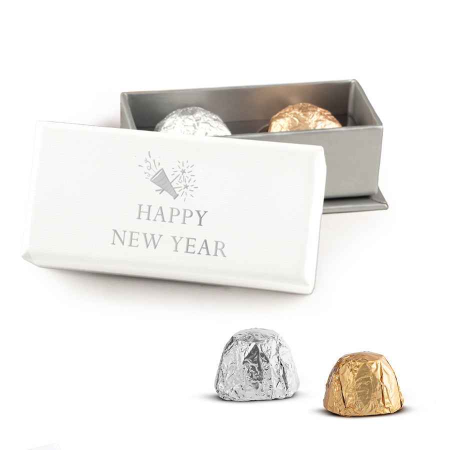 New Year's - Sterling Deco Truffle Boxes