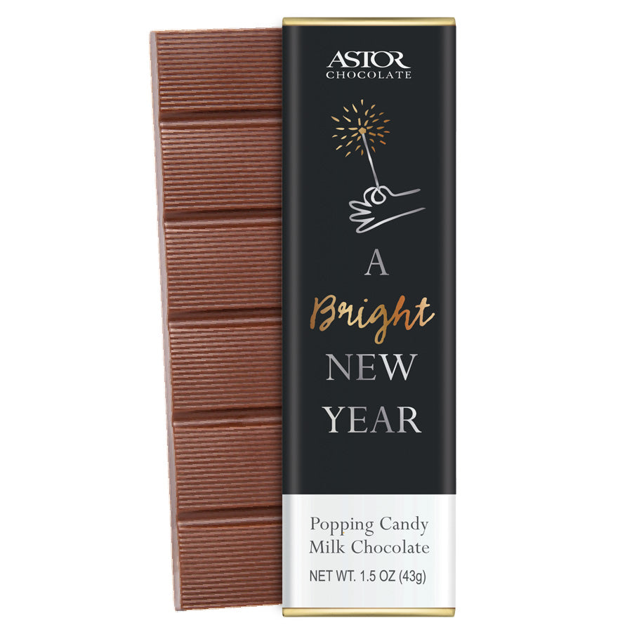New Year's - Popping Candy Milk Chocolate Bar 1.5oz