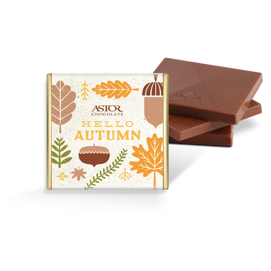 Fall - Milk Chocolate Deluxe Thins 1.75"