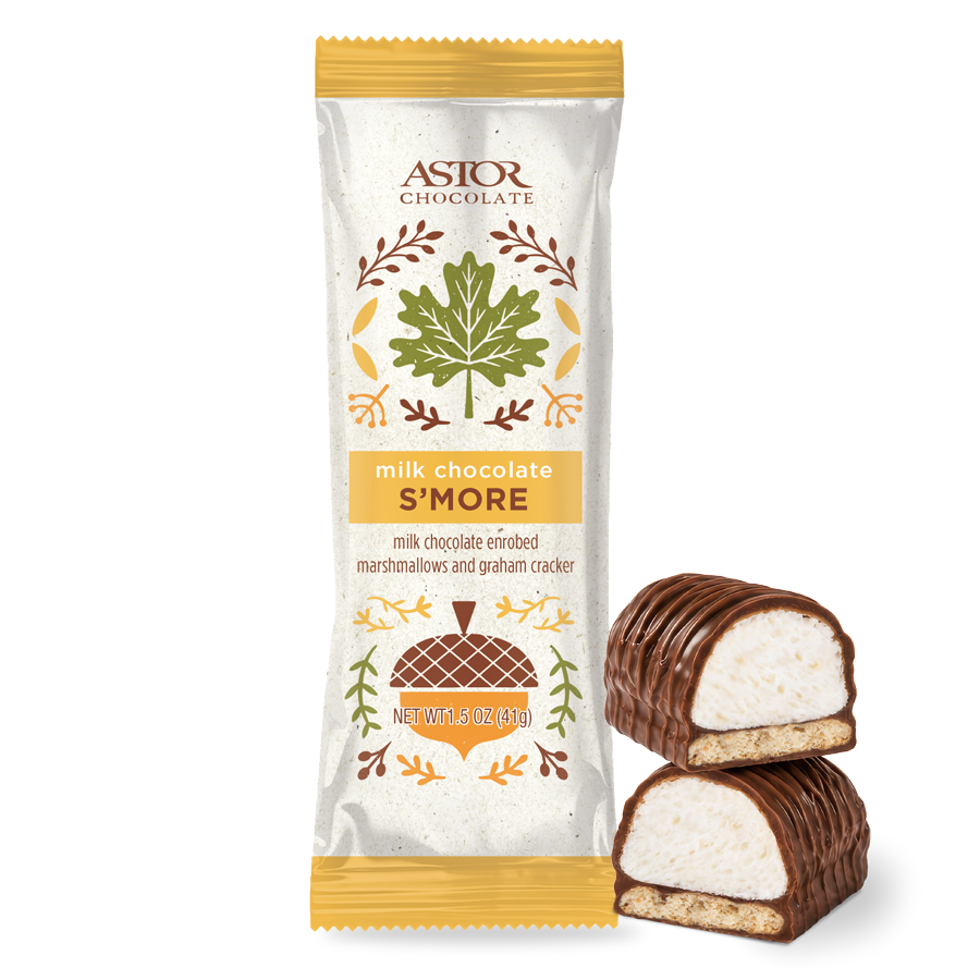 Fall - Milk Chocolate Covered S'more 1pc
