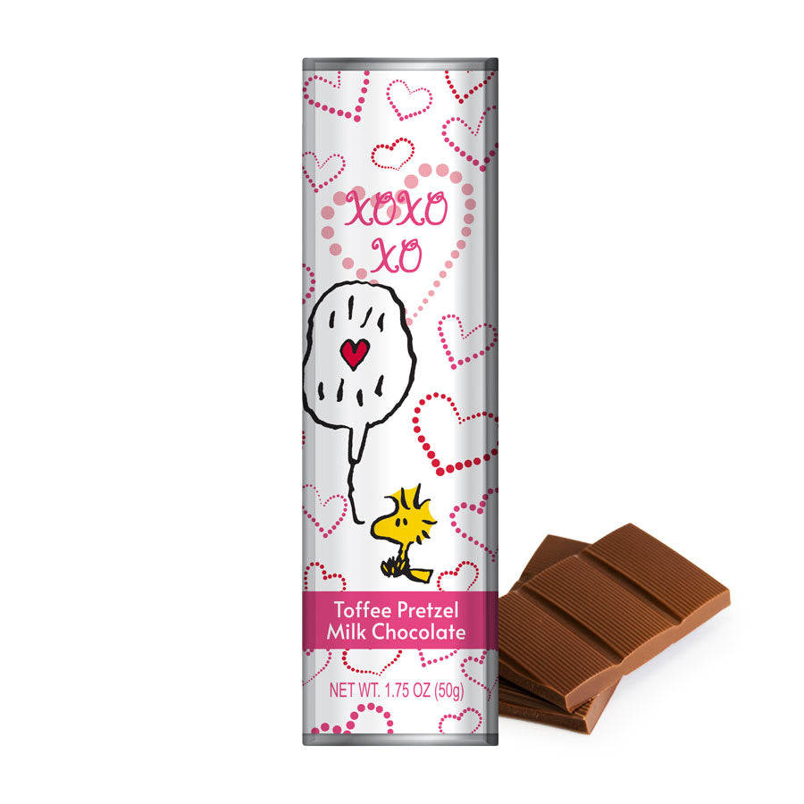 Peanuts® Valentine's Day - Milk Toffee Pretzel Chocolate Bar 1.5oz