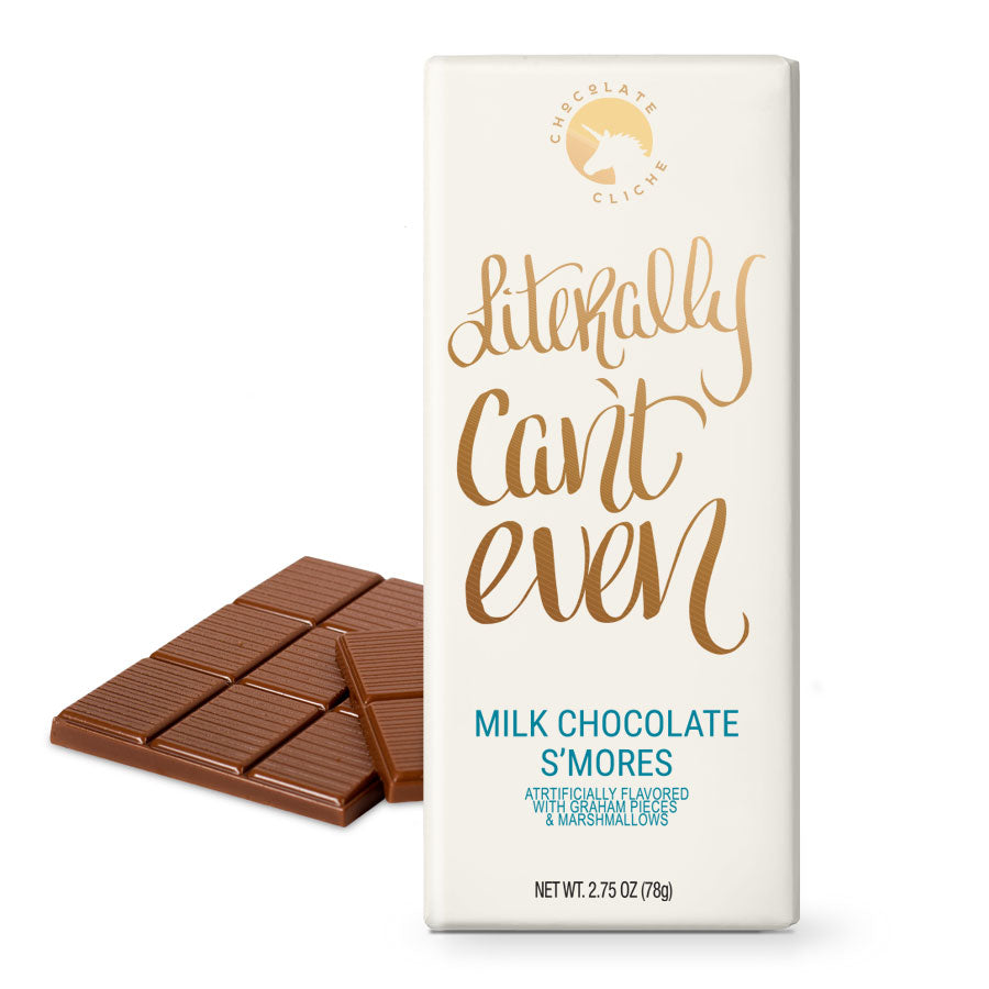 Cliche - Literally Can't Even Milk Chocolate S'mores Flavored Bar 2.75oz