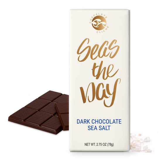 Cliche - Seas The Day Dark Chocolate Sea Salt Flavored Bar 2.75oz