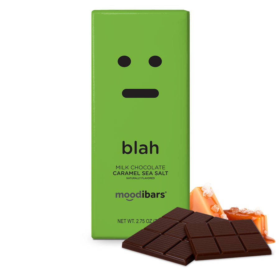 Moodibars - blah - Milk Chocolate Caramel Sea Salt Bar 2.75oz