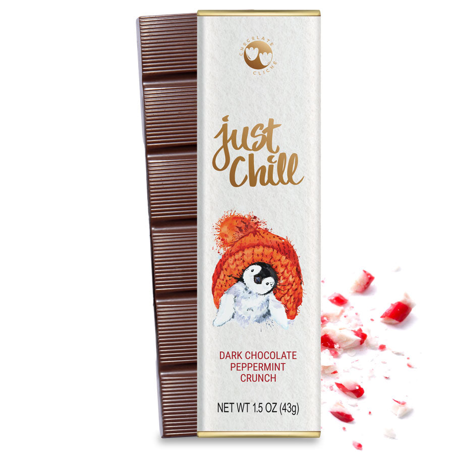 Cliche - Just Chill Dark Chocolate Peppermint Crunch Flavored Bar 1.5oz