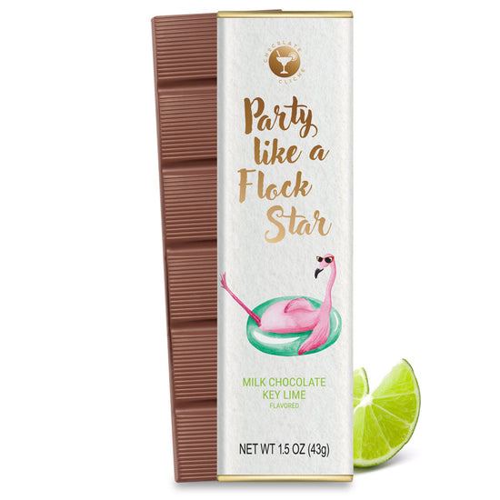 Cliche - Party Like A Flock Star Milk Chocolate Key Lime Flavored Bar 1.5oz