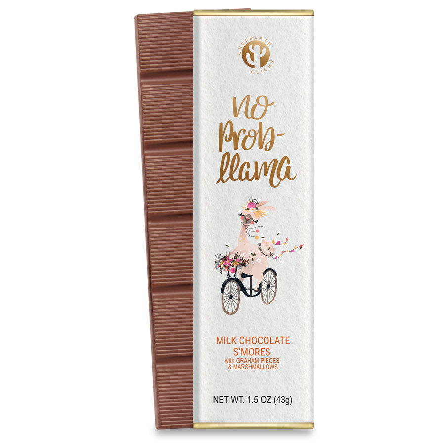 Cliche - No Prob Llama Milk Chocolate S'mores Flavored Bar 1.5oz