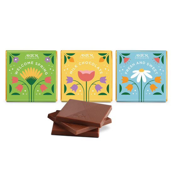 Spring - Deluxe Milk Chocolate Thins 1.75"