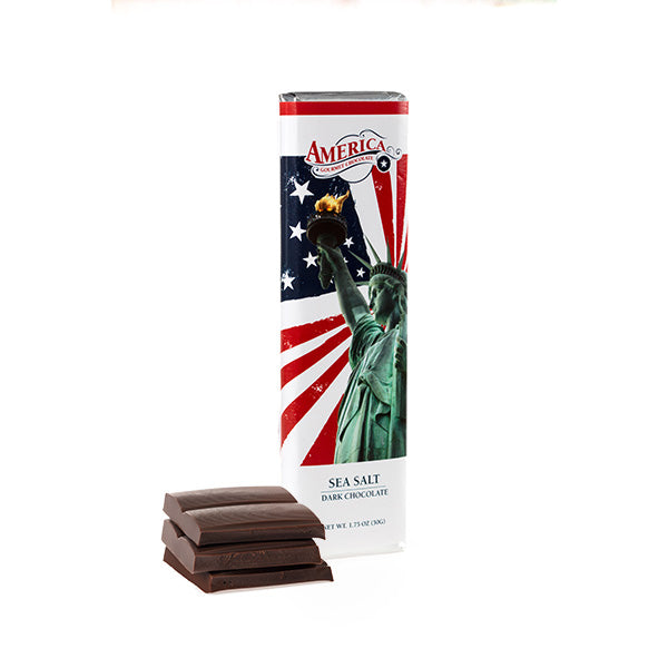 Americana - Dark Sea Salt Chocolate Bar 1.5oz