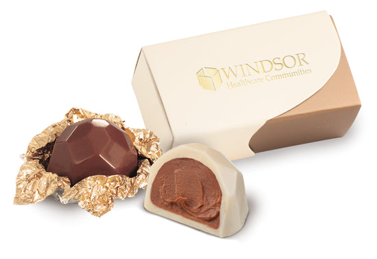 Pure Collection - Cream Gold Truffle Box 2pc