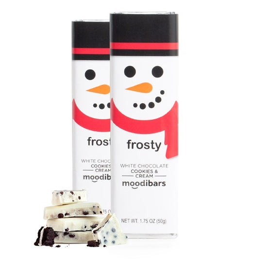 Seasonal Moodibars - frosty - White Cookies & Cream Bar 1.75oz